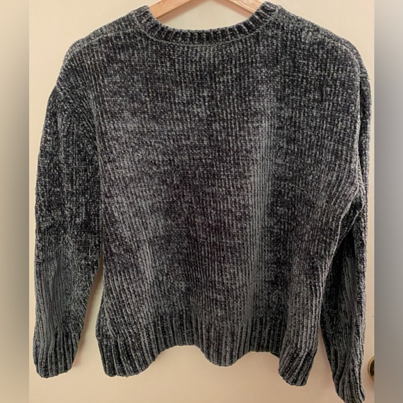 Juniors pine green knit sweater - Picture 6 of 6